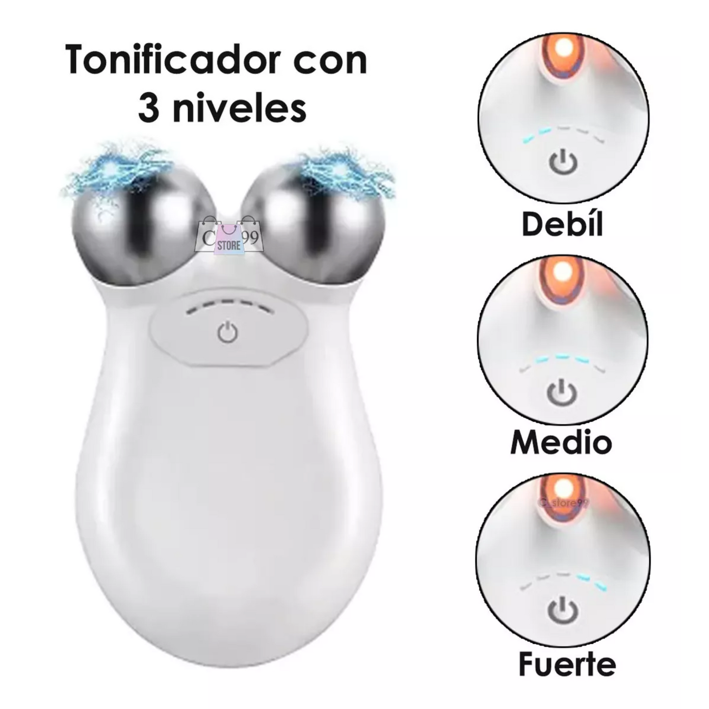 Masajeador Facial Microcorriente USB