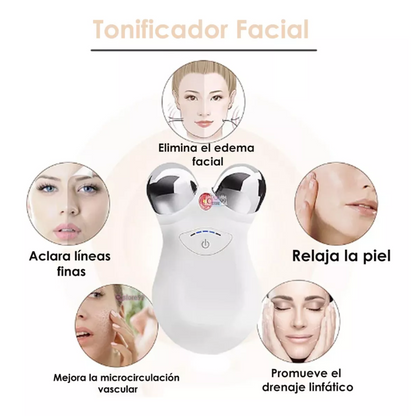 Masajeador Facial Microcorriente USB