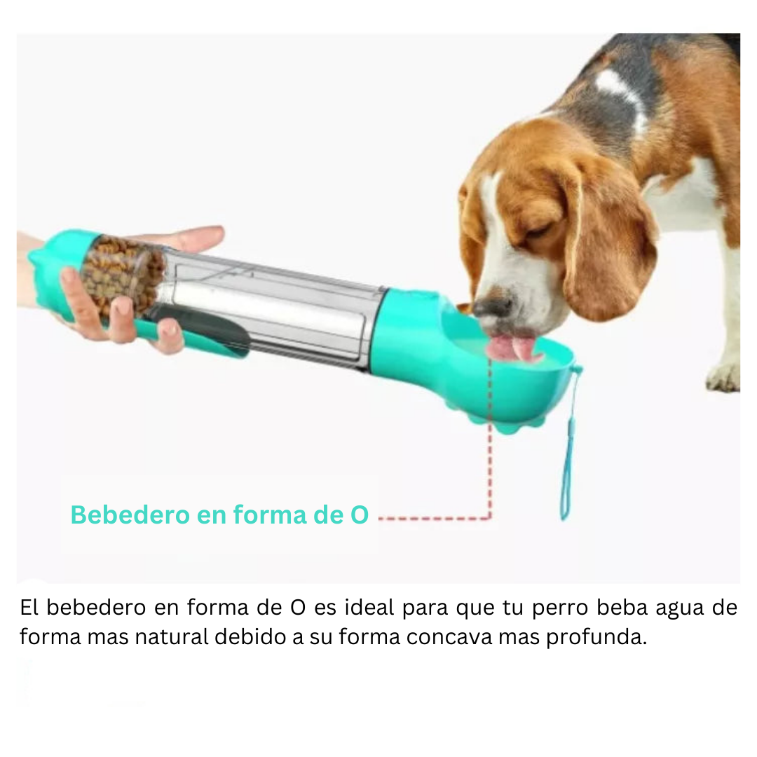 Botella dispensadora 3 En 1 Para Mascotas