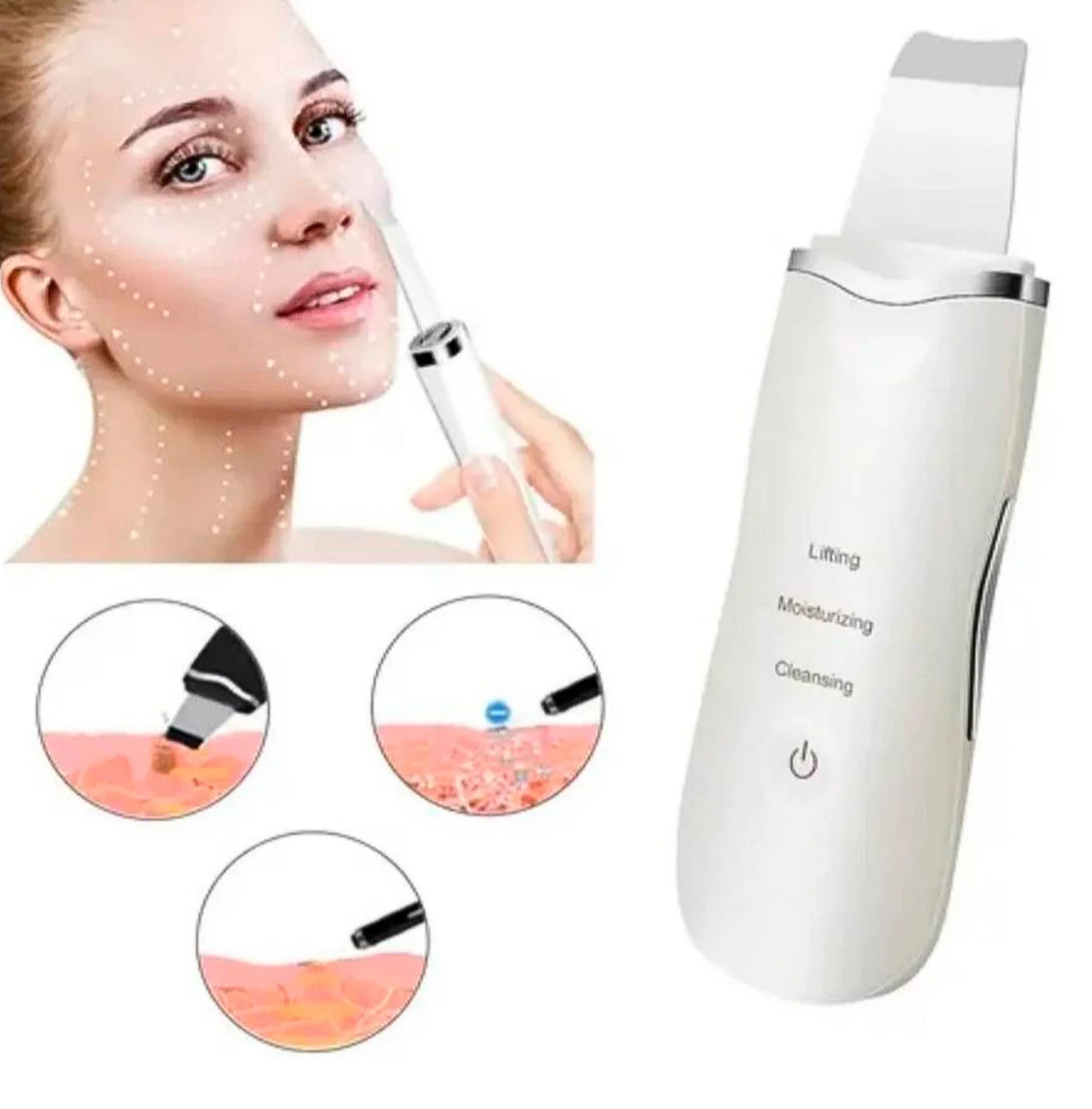 Limpiador Peeling Facial Ultrasónico