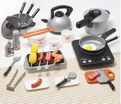 Set de cocina juguete con 36 piezas