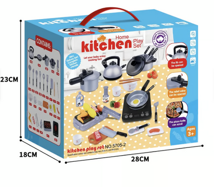 Set de cocina juguete con 36 piezas